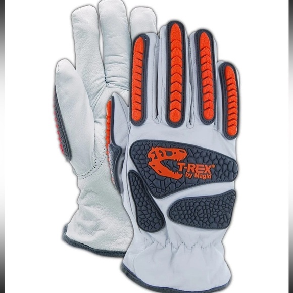 Magid Gray and Red Work Gloves - Picture 10 of 14